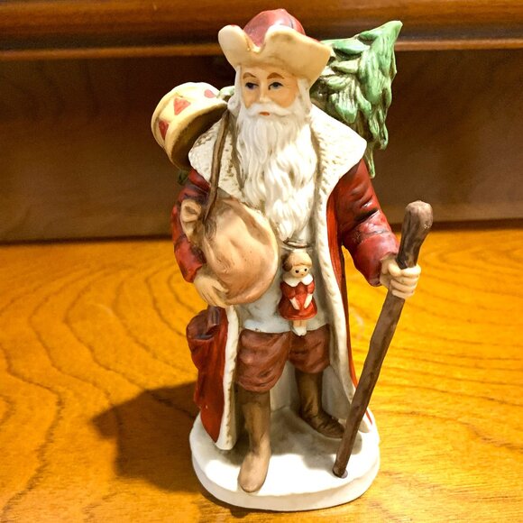 Vtg. Enesco 'The Santa Claus Shoppe' St. Nicholas Circa 1890 Figurine dated 1984 - Picture 1 of 3